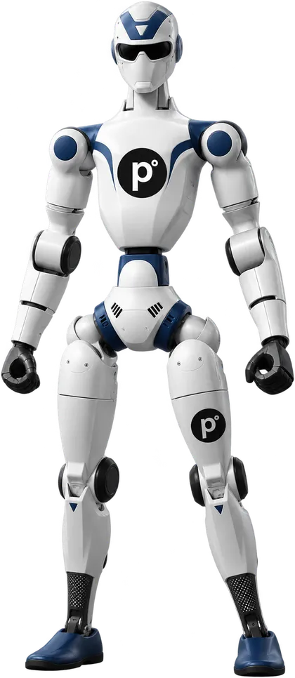 Unitree R1, humanoïde robot van Posevo, vrijstaand